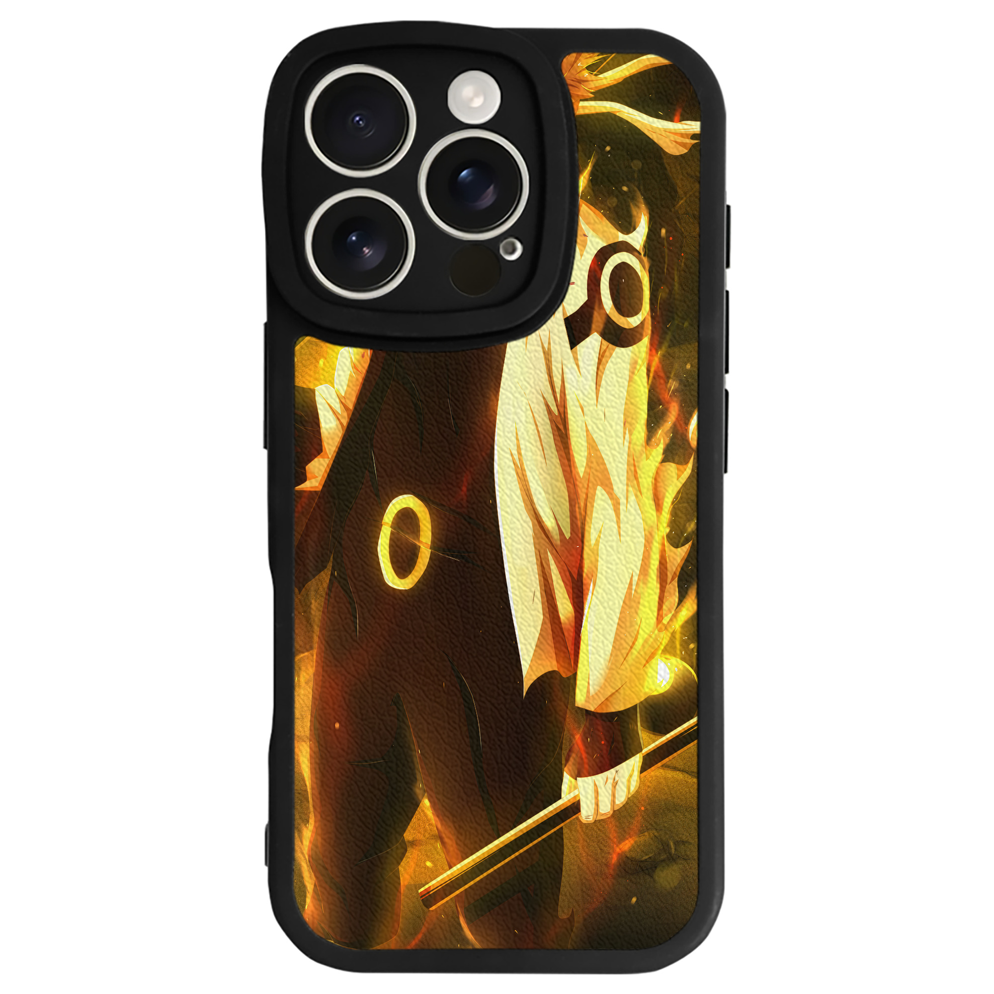 （画像用） NARUTO -ナルト- NARUTO -ナルト- 疾風伝 【iPhone 16シリーズ対応】シリコンスマホケース（レザー調） 材質：シリコン